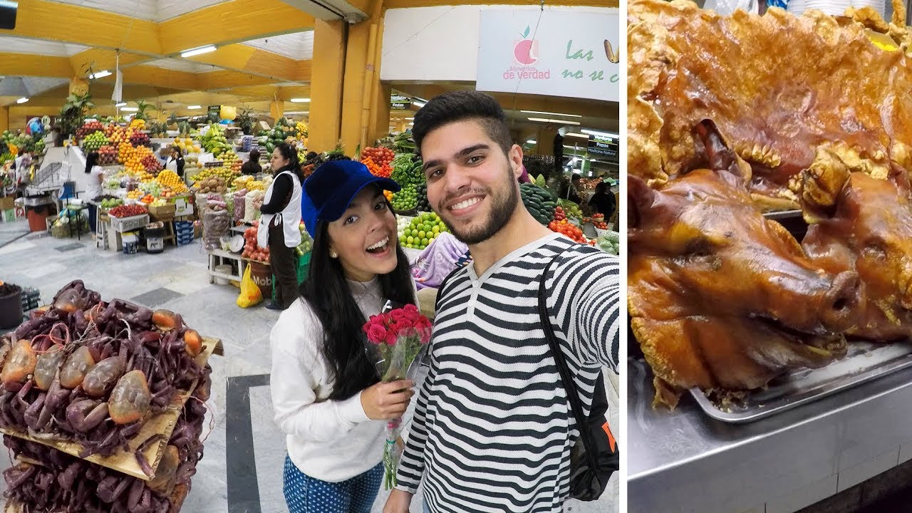 Así es un MERCADO POPULAR en Ecuador