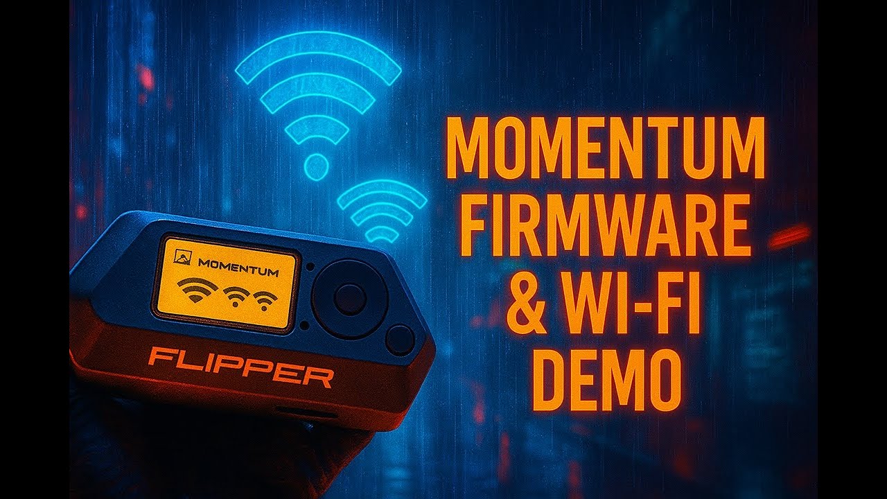 Flipper Zero: Momentum Firmware & Wi-Fi Demo