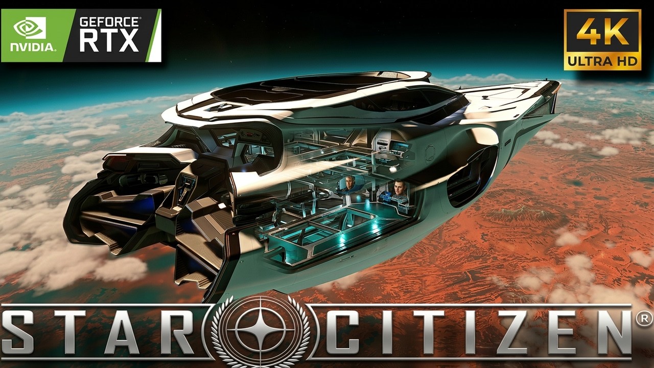Exploration Tour Inside the Most Expensive Ship in Star Citizen | 4K No Commentary