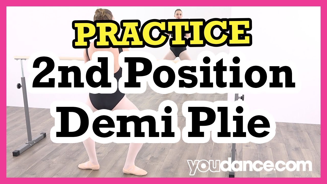 Practice 2nd Position Demi Pliés - Beginner Ballet | YouDance.com