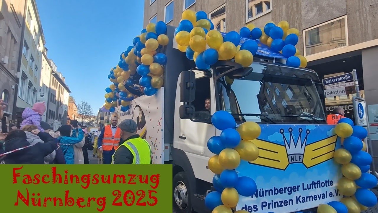 Faschingsumzug in Nämberch 2025 - klein aber Aha!