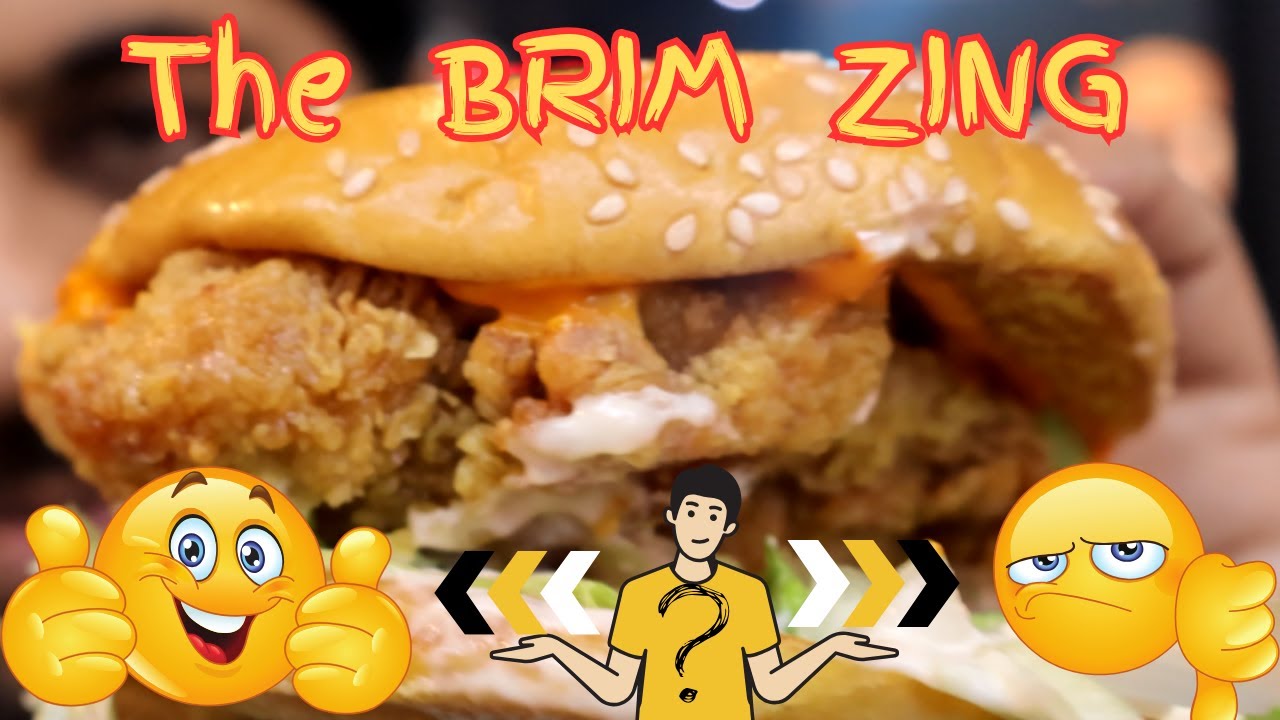 The BRIM ZING Burger - Is It Worth The Hype?
