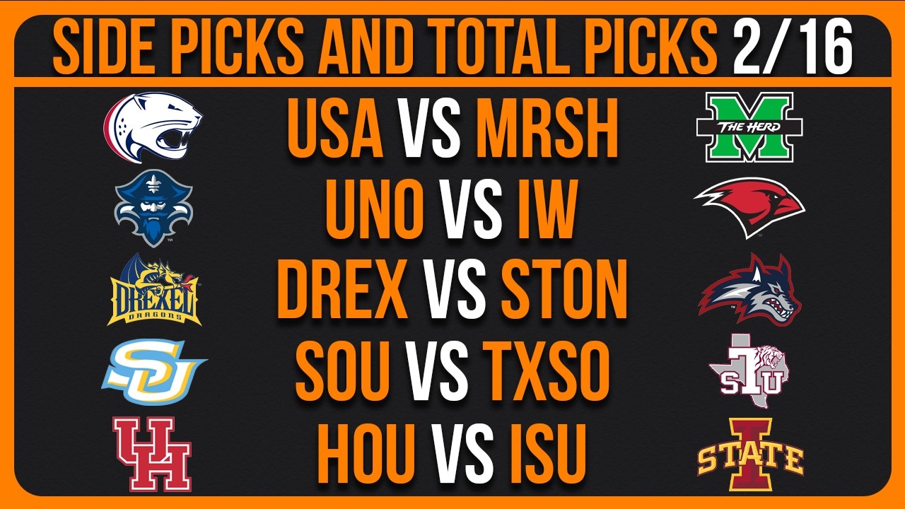 College Basketball Picks & Predictions Today 2/16/26 | NCAAB Picks Today