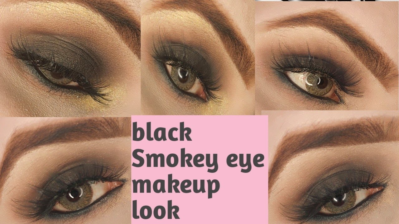 black Smokey eye makeup| tutorial for biggners|easy tutorial|inspired by Farrah'ssalon