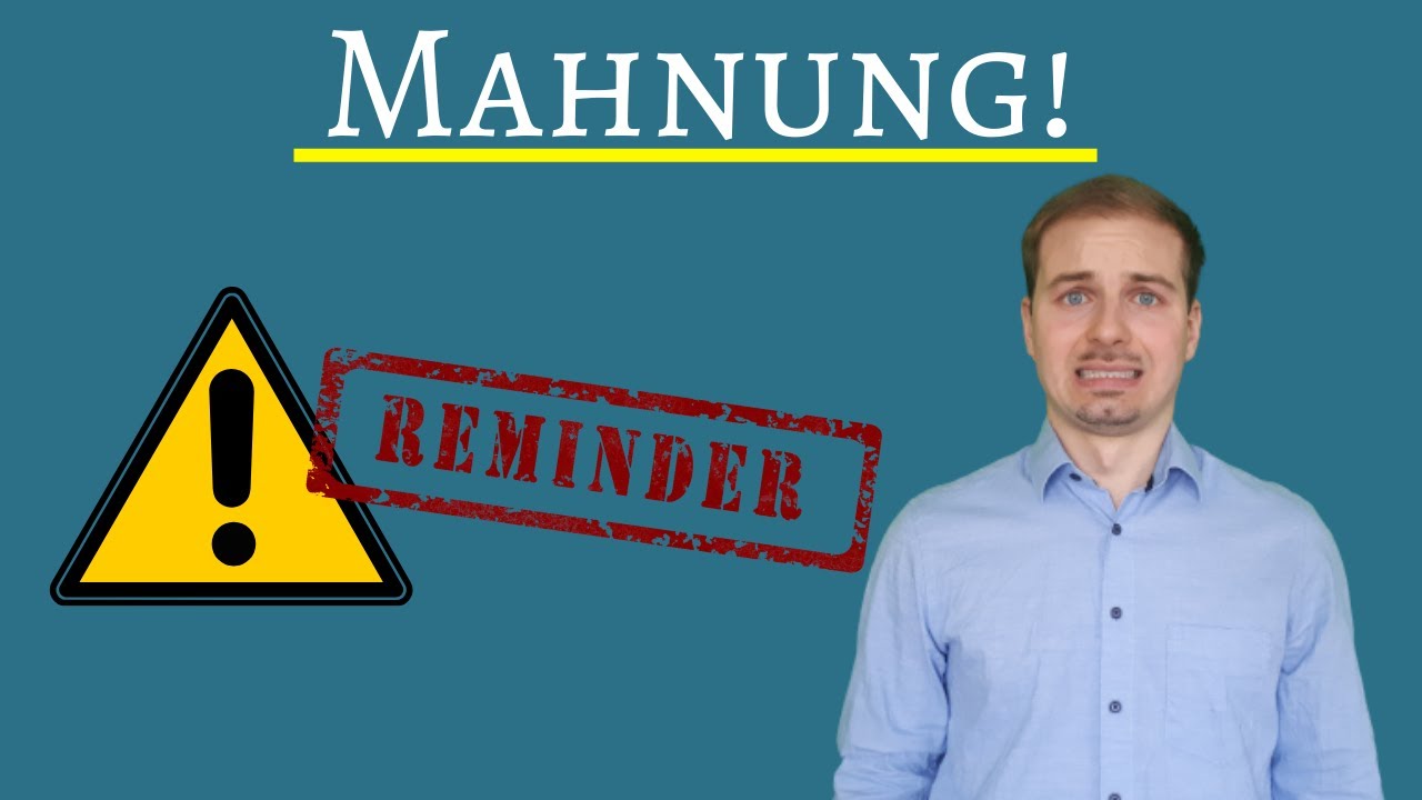 Mahnung | Alles was du &uuml;ber Mahnungen wissen solltest!