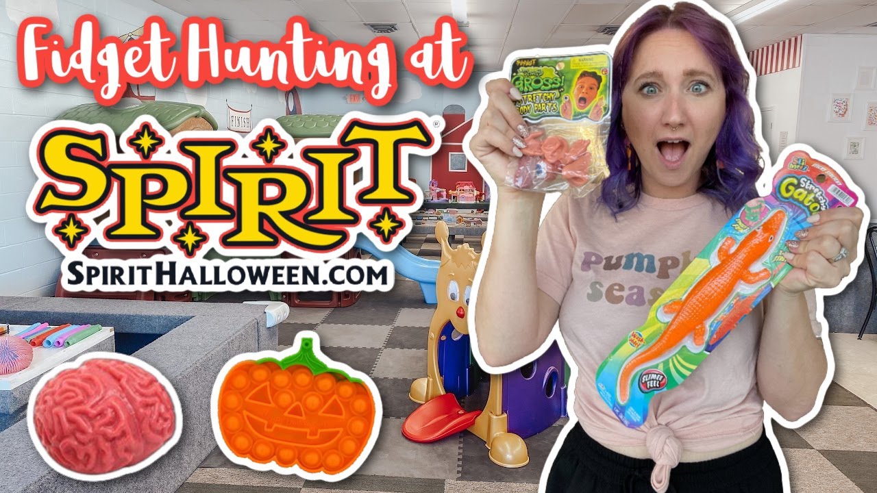 Fidget Hunting at Spirit Halloween! 🎃 👻 + Halloween Fidget Haul 🦇 💀