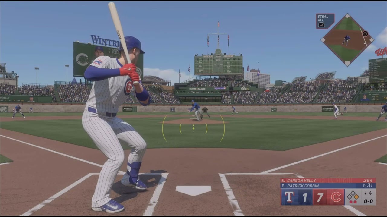 [New] Apirl: 8/9 Cubs-Rangers _ Offense Highlights -- Legend Difficulty -- (Games 14&15 of 162)