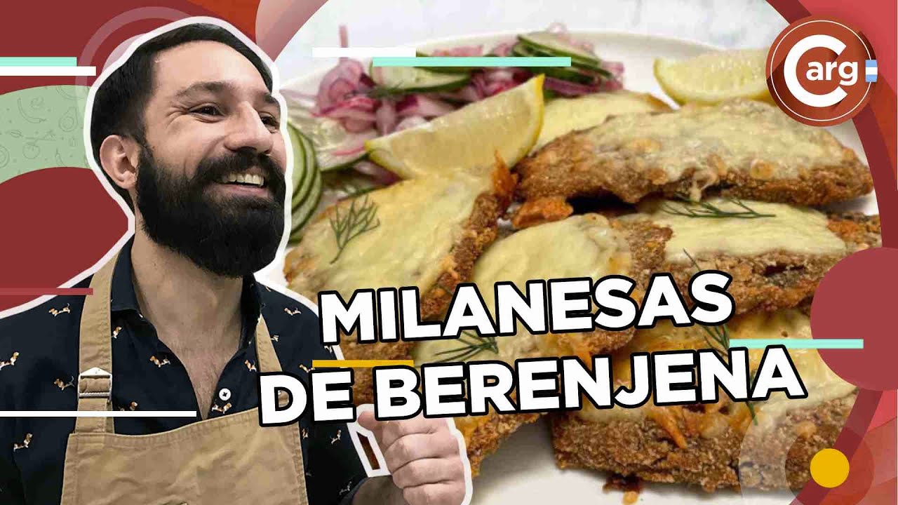 RECETA DE MILANESAS DE BERENJENA