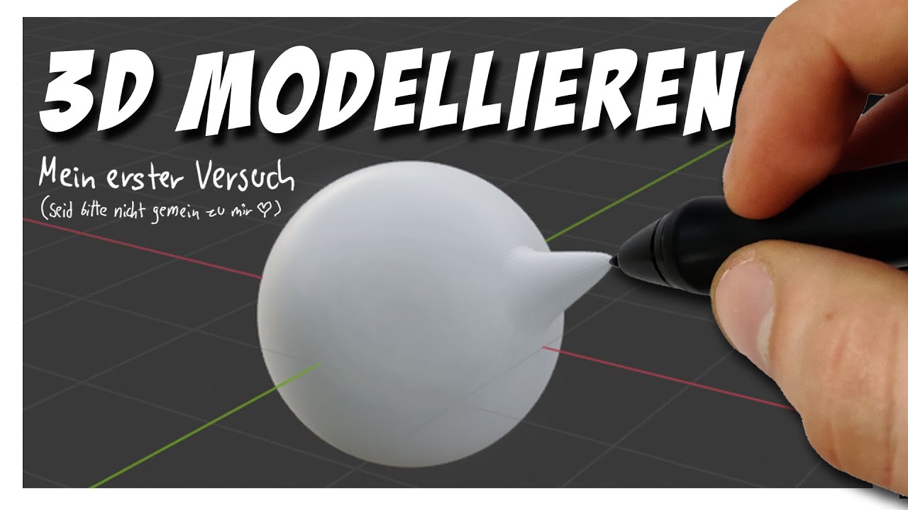 Meine erste 3D Skulptur (Modellieren in Blender) | Drawinglikeasir