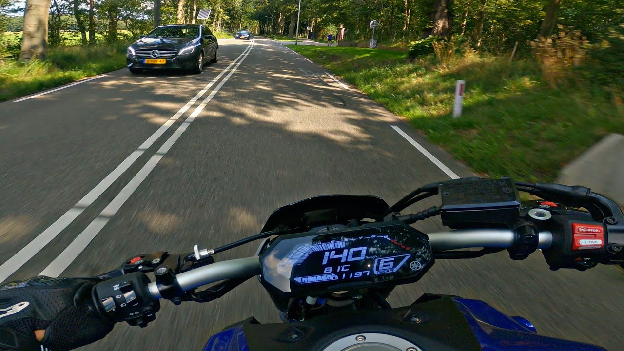 [RAW 4K] POV | YAMAHA MT-07 2021 | FULL AKRAPOVIC | 200 KM/H 💥 | ZANDVOORT
