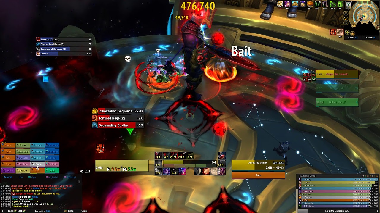 Mythic Argus - Antorus, the Burning Throne - Assassination Rogue PoV 7.3.5