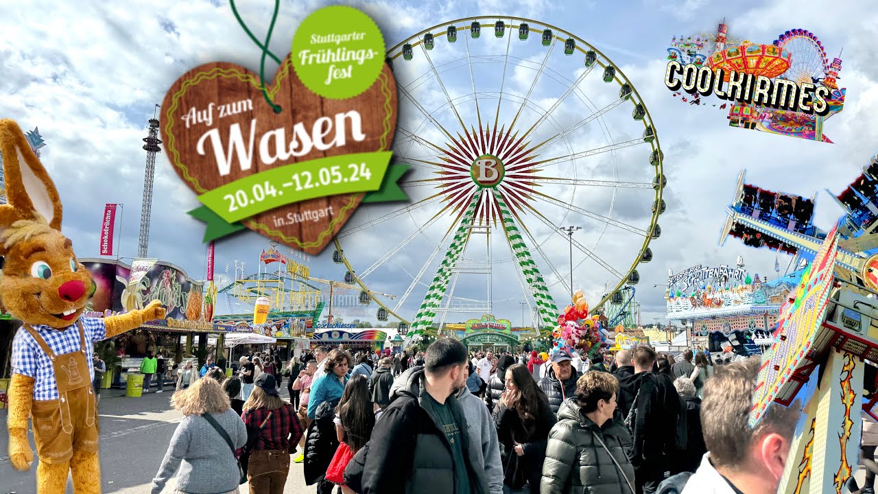 84 - Stuttgarter Frühlingsfest 2024 | Europas schönste Kirmes [ Impressionen ] - Clip by CoolKirmes