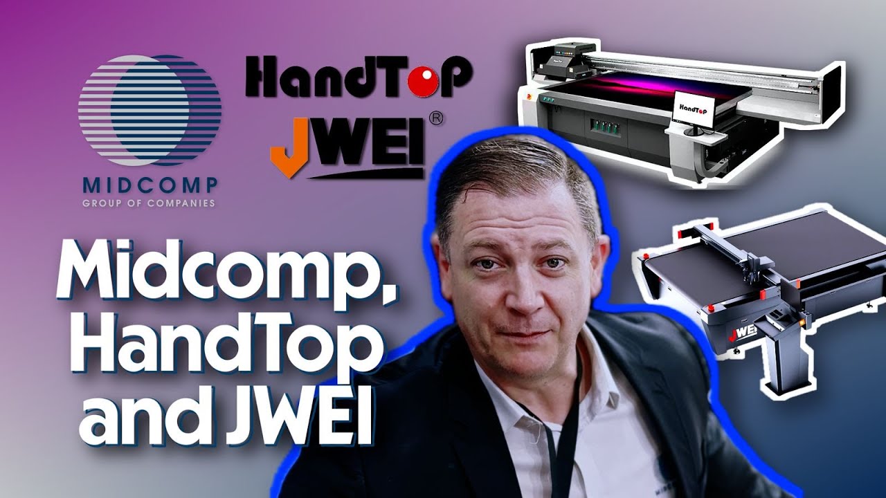 Handtop UV Flatbed Printers and Jwei Cutter Power Production Duo's