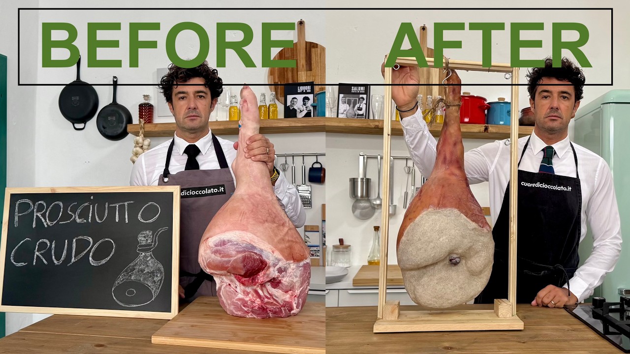 How to make Prosciutto Crudo (Dry Cured Ham or Parma Ham) - Step by Step Curing Method