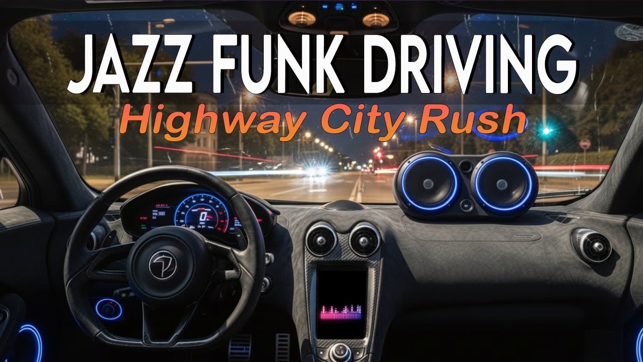 Highway City Rush 🛣️⚡ Jazz Funk Driving Energy