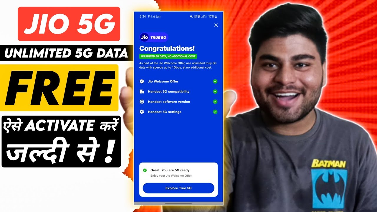 Jio 5G Kaise Activate Kare | Jio Welcome Offer | Jio True 5G | Jio Unlimited 5G Data Free |