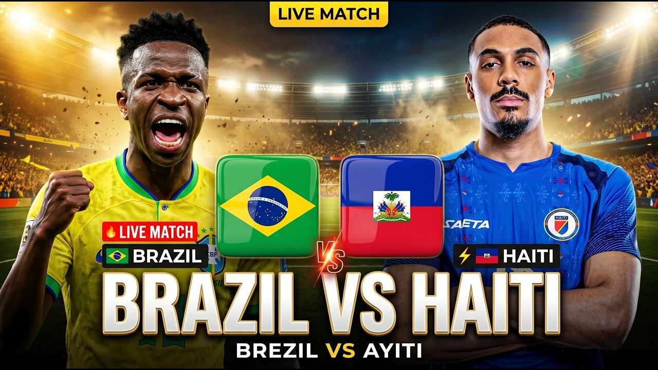 🔴 BR&Eacute;SIL vs HA&Iuml;TI EN DIRECT ⚽ HA&Iuml;TI PEUT-ELLE CR&Eacute;ER L'EXPLOIT ? 🏆 CDM 2026