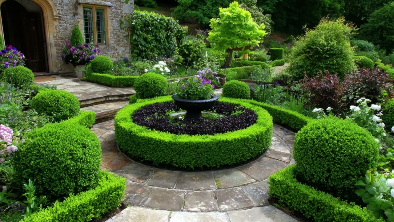 English Manor Garden Ideas – Grand Lawns and Structured Borders for Classic Landscapes!