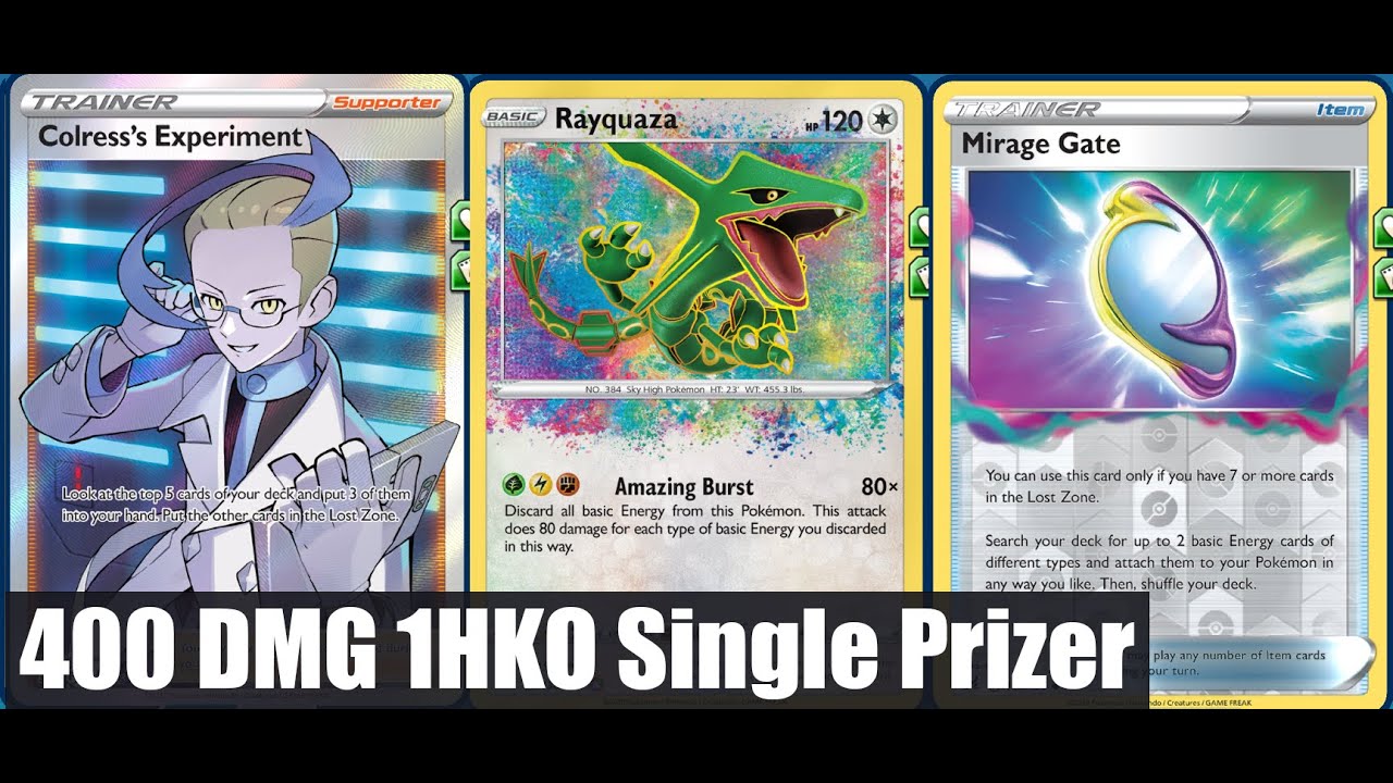 1st Place AMAZING BURST Rayquaza Deck Lost Box Deck