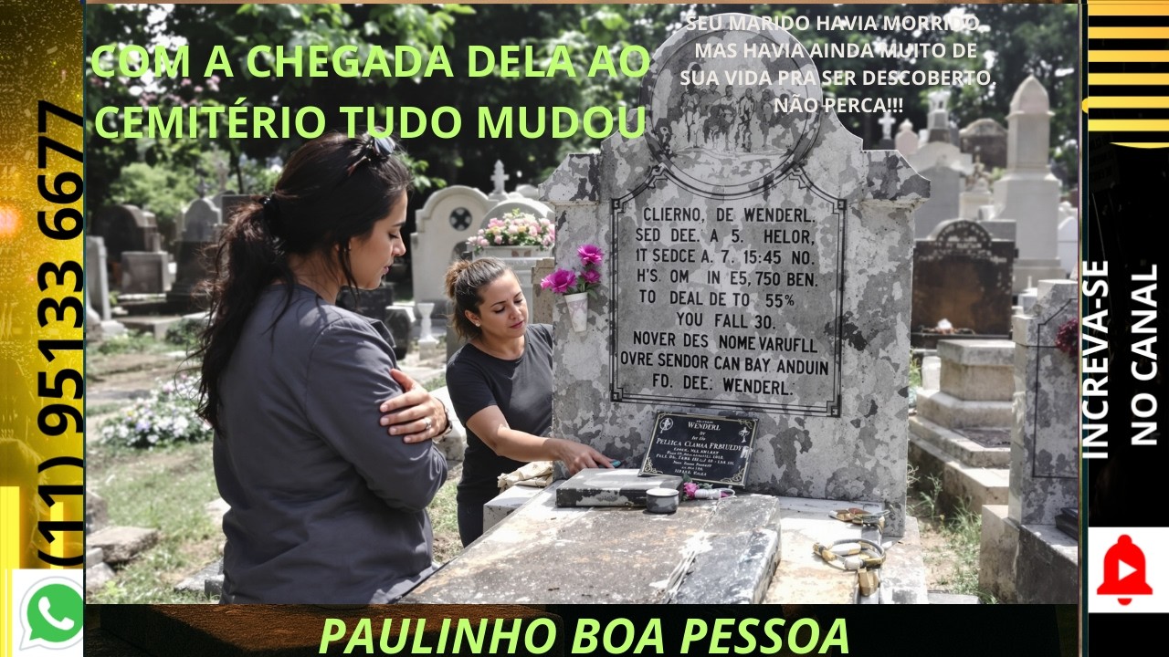 SEGREDO REVELADO NO CEMITÉRIO MUDOU A MINHA VIDA.