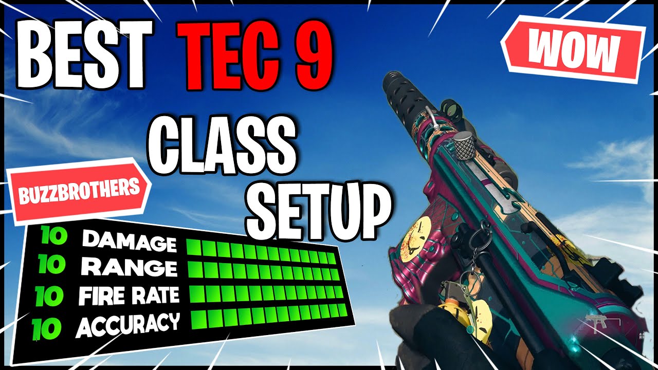 Best TEC 9 Class Setup Warzone - Best TEC 9 Class Setup Cold War - Season 5 - New SMG Meta?