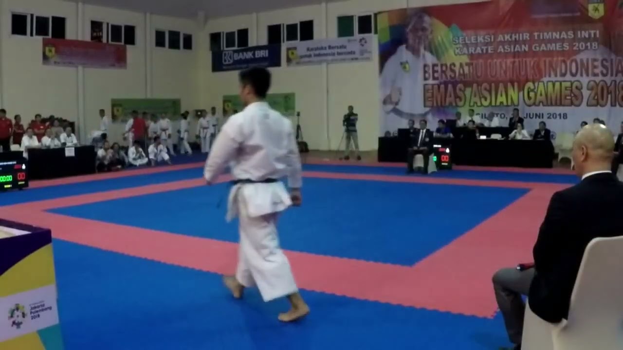 Zigi Vs Andi Dasril   Kata Individiual Male   Seleknas Asian Games 2018