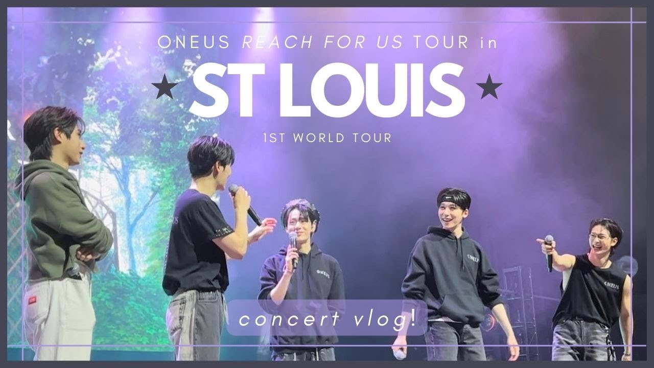 ONEUS REACH FOR US TOUR in ST. LOUIS ♡ concert vlog!