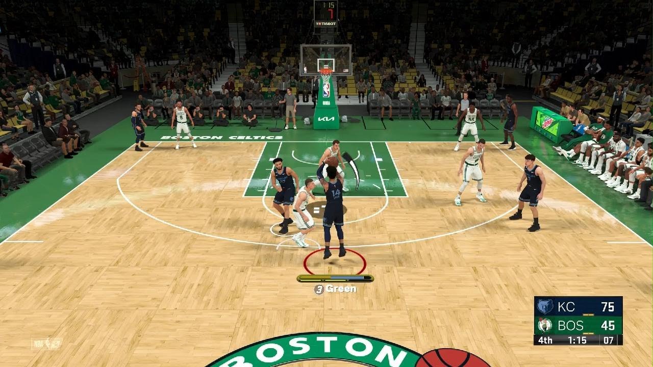 NBA 2K Green Hitting