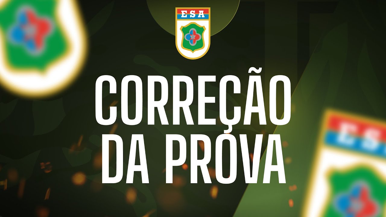 Gabarito ESA 2026 - CORREÇÃO AO VIVO