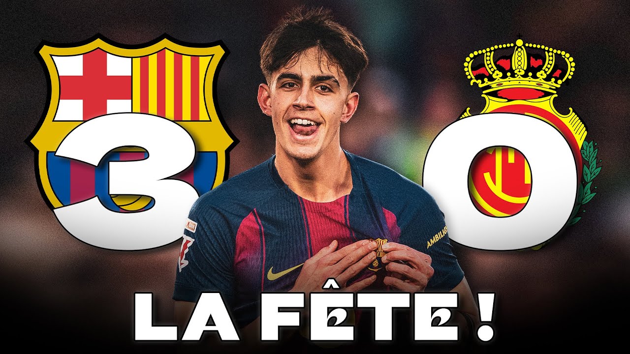 BARÇA 3-0 MALLORCA ⎮ Clean sheet et fête au Camp Nou ! Une bonne 2ème MT a suffit 😅