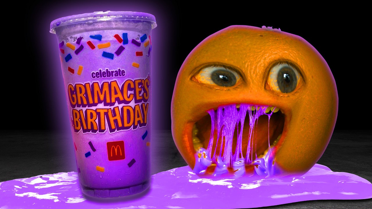 Annoying Orange - Grimace Shake Gone VERY Wrong | Eat My Shorts #2