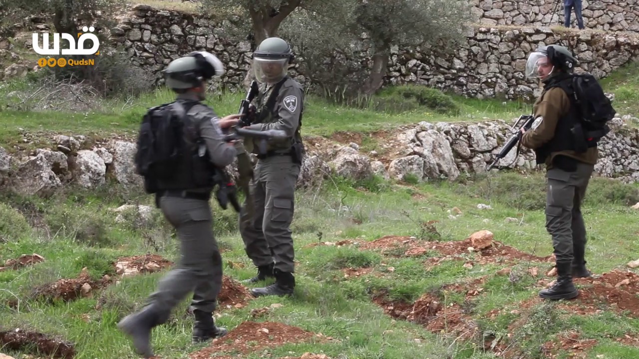 مسيرة ومواجهات خلال مسيرة يوم الارض في مدينة بيت جالا غرب بيت لحم