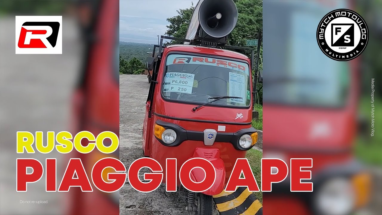 RUSCO PIAGGIO APE | 2023 | WALKAROUND