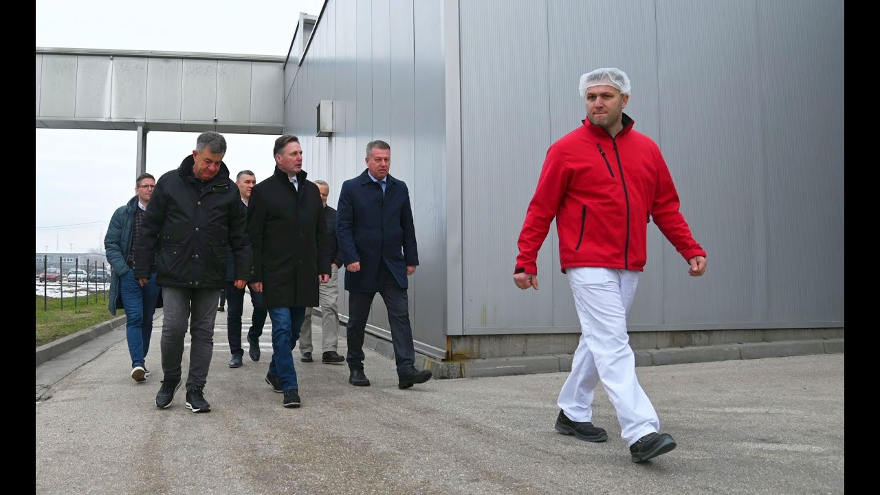 Ministar Hrnjić u Gradačcu posjetio pogon u izgradnji za preradu mlijeka u prahu (15.01.2026.)