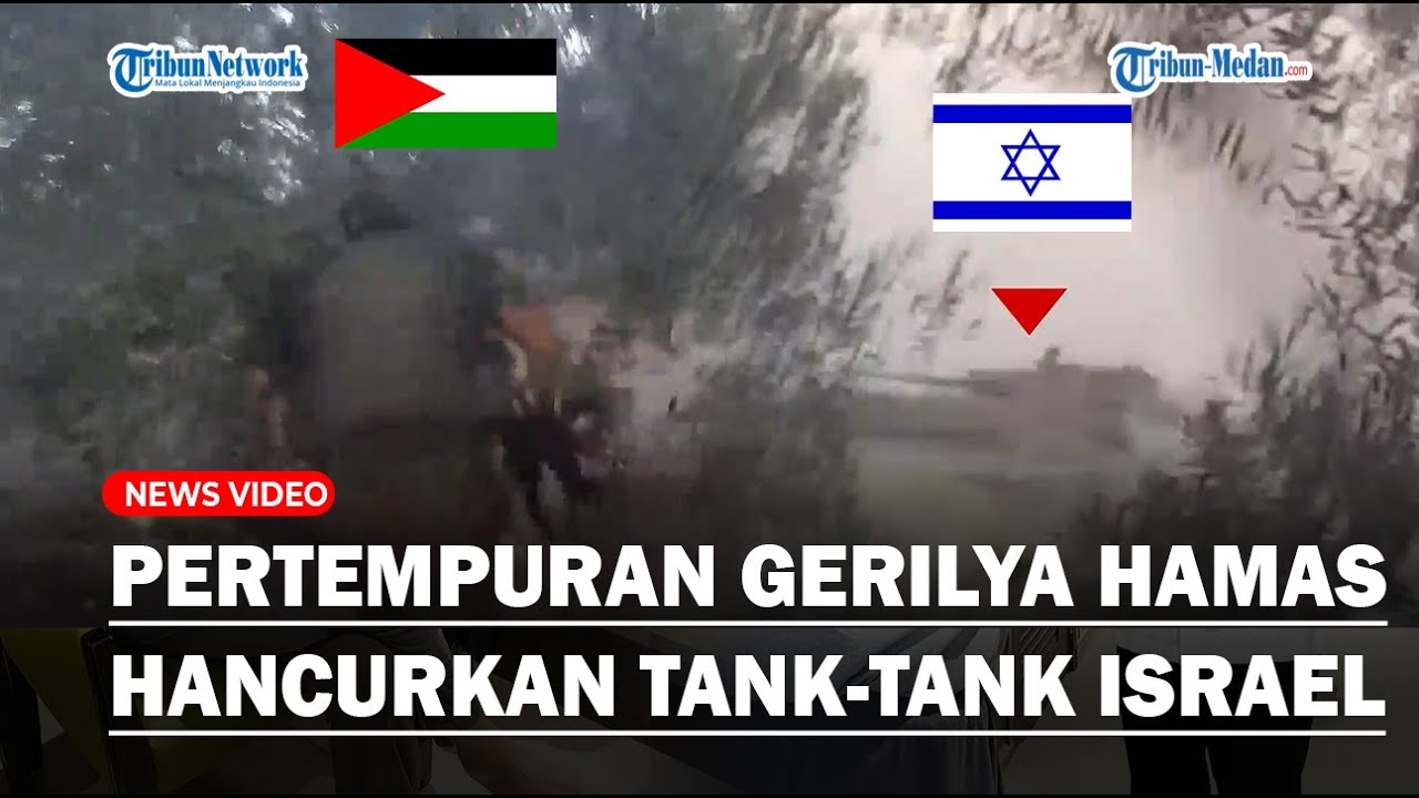TANK DAN TENTARA ISRAEL Dihabisi Hamas Pakai Taktik Gerilya, Roket RPG Al-Qassam Hancurkan Musuh!