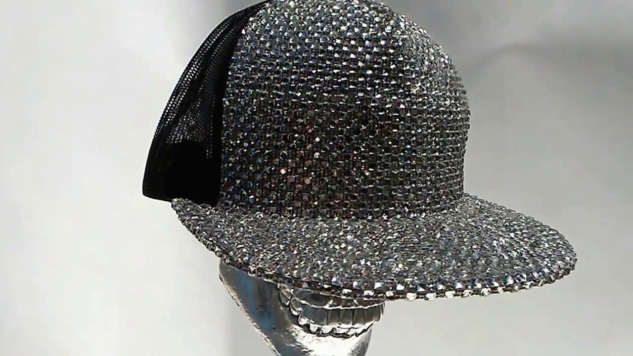 SILVER CRYSTALS - BLACK MESH 
