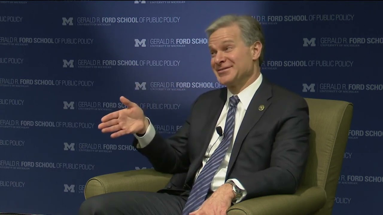 FBI Director Christopher Wray | FBI role in investigations of Chinese-American faculty #PolicyTalks