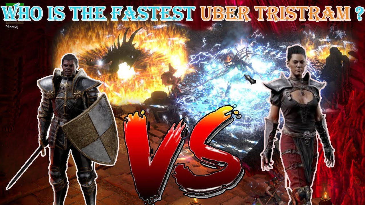 Diablo II Resurrected - Mosaic Assassin Vs Smite Paladin Who is the Fastest Uber tristram ?