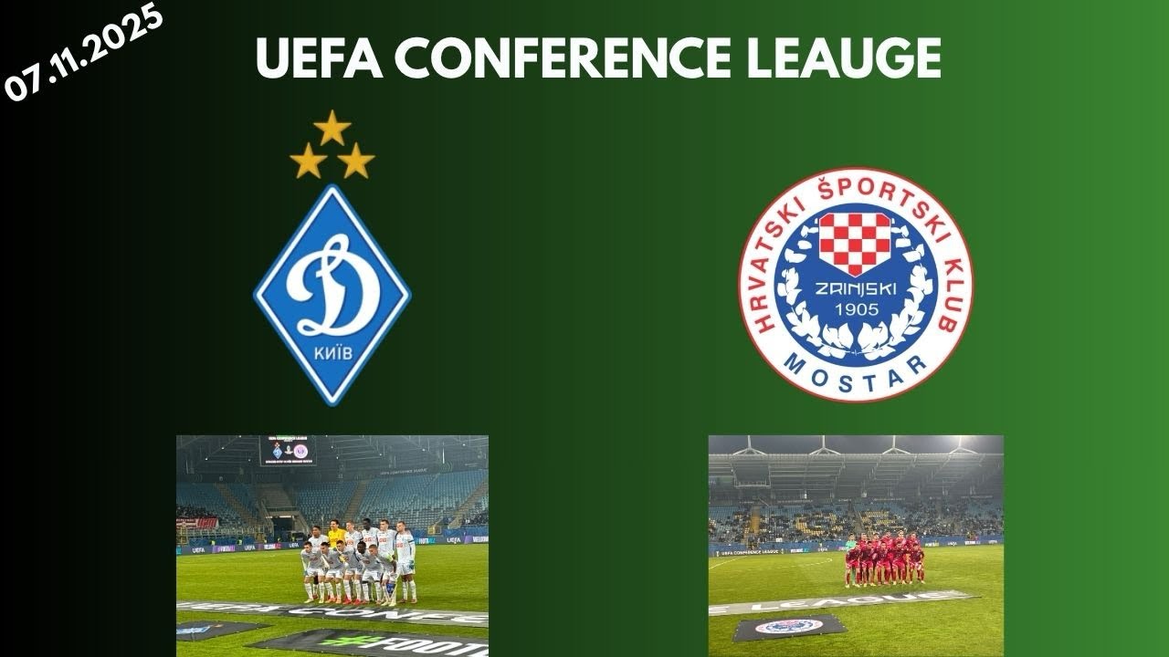 Dynamo Kyiv - Zrinjski Mostar (06.11.2025) : highlights and atmosphere