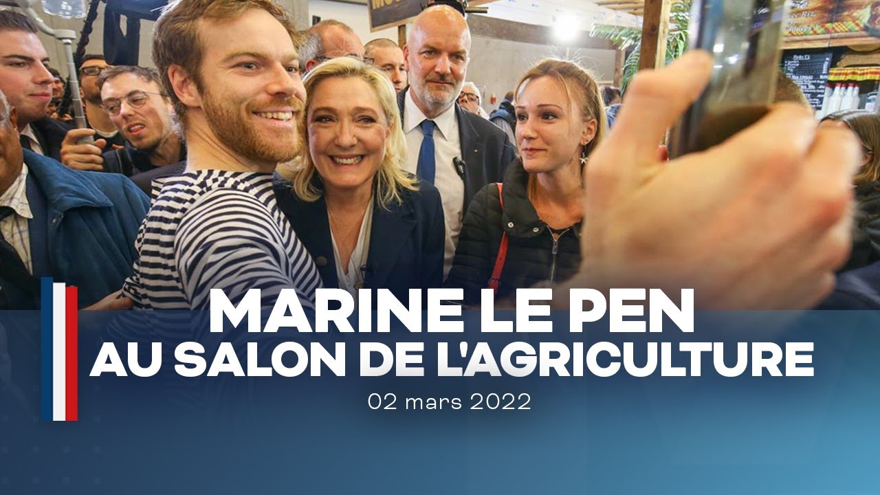 Venue de Marine Le Pen au Salon de l'Agriculture 2022 | M La France