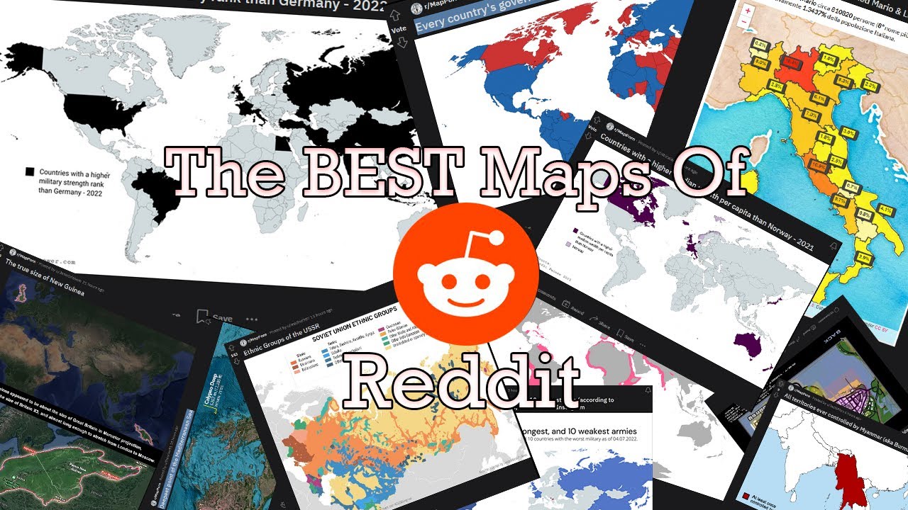 The BEST Maps On Reddit In 3 Minutes!