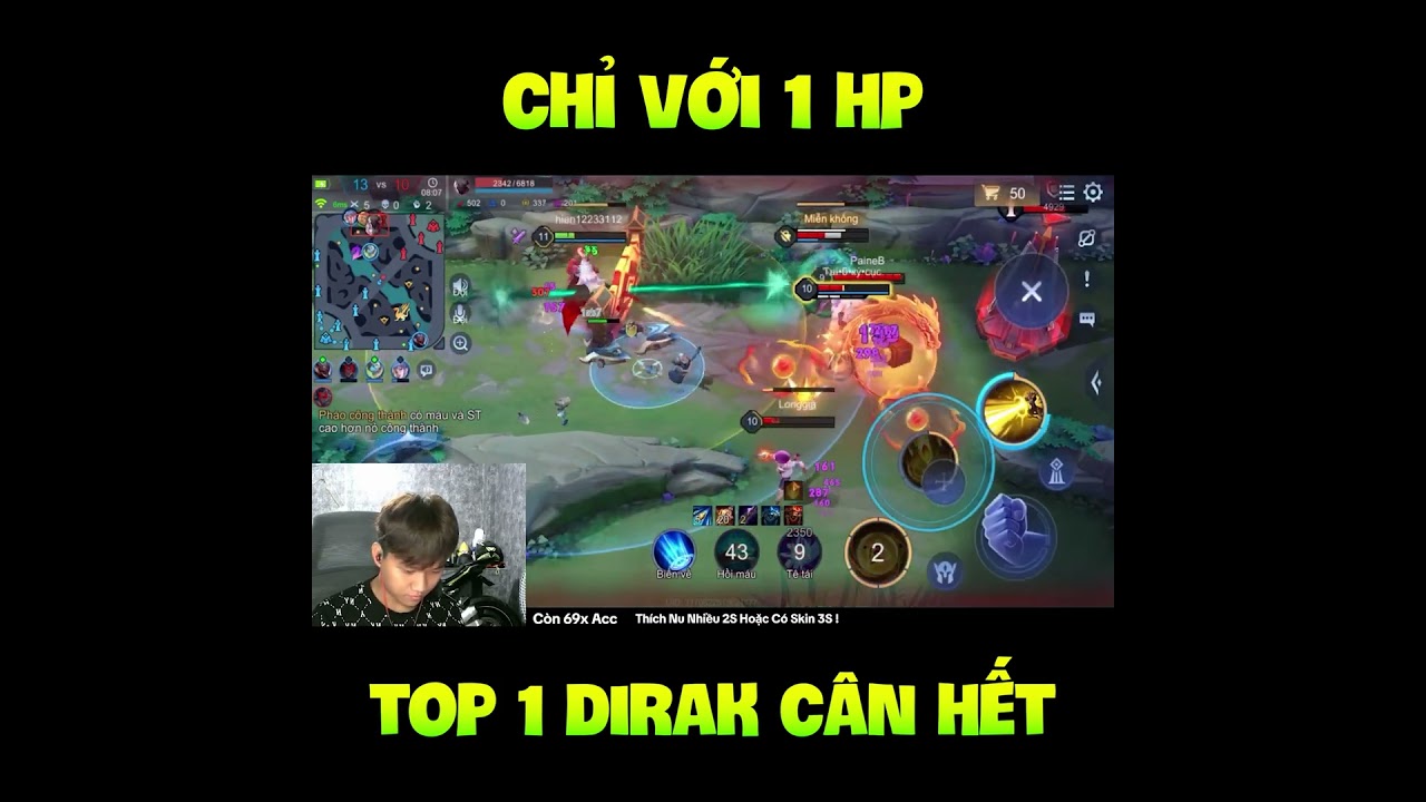 Đẳng Cấp Top 1 Dirak VN !