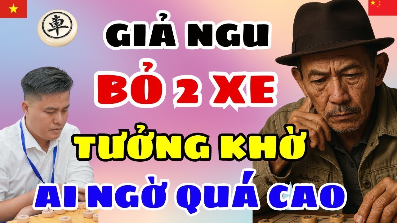 🔴CỜ TƯỚNG | Ván cờ tàn độc giả ngu bỏ 2 xe tưởng khờ ai ngờ quá cao