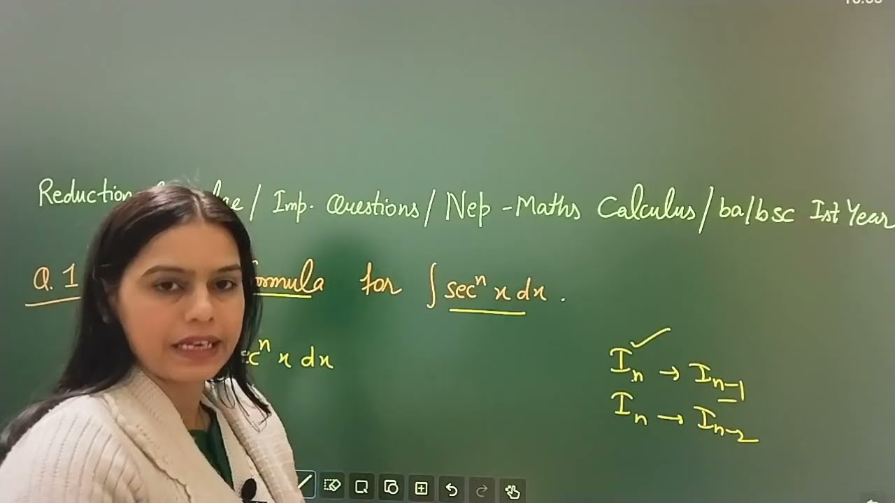 Reduction Formulae : important questions | ba/bsc maths Calculus | NEP | New Era Maths Classes 