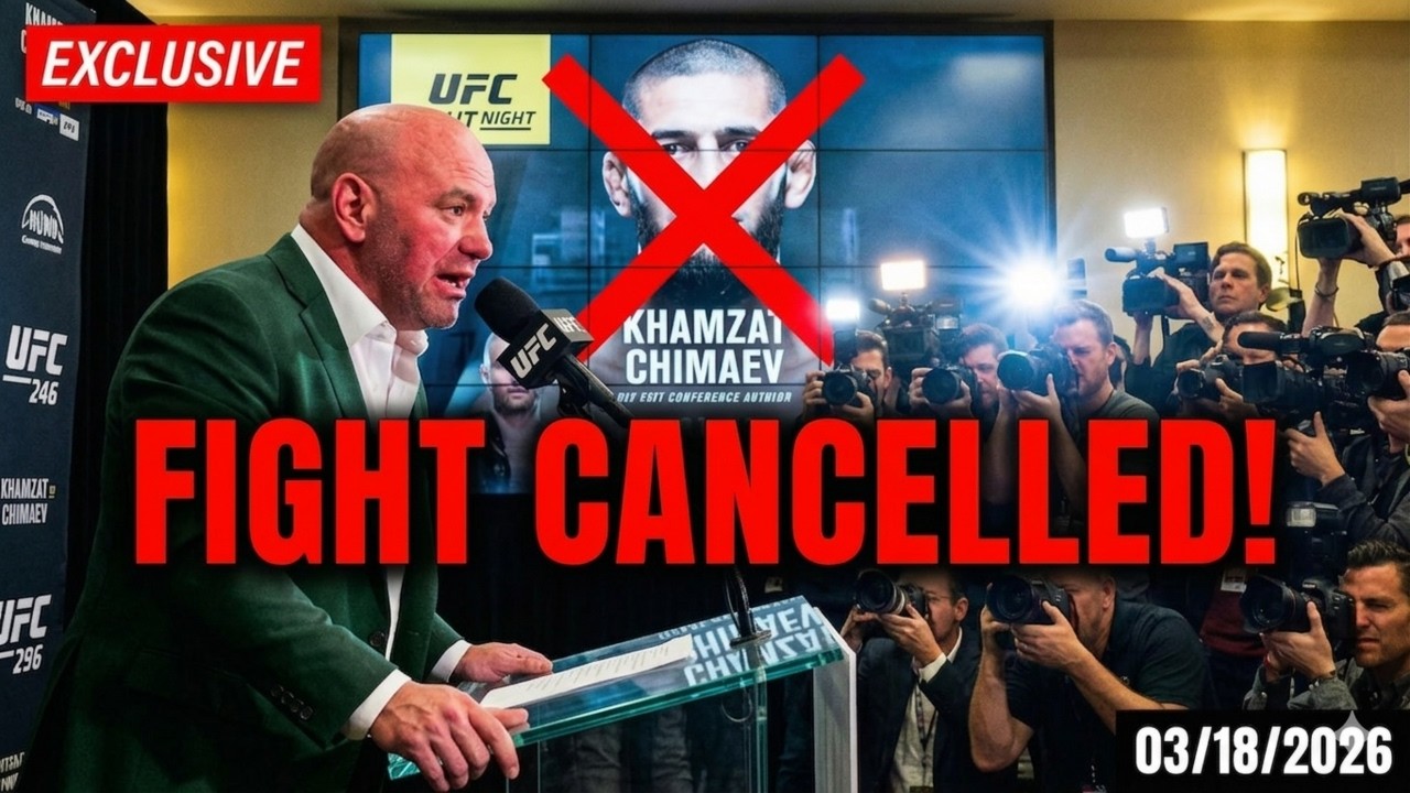 БОЙ ОТМЕНЕН! Хамзат Чимаев ОТКАЗАЛСЯ от участия в UFC 328