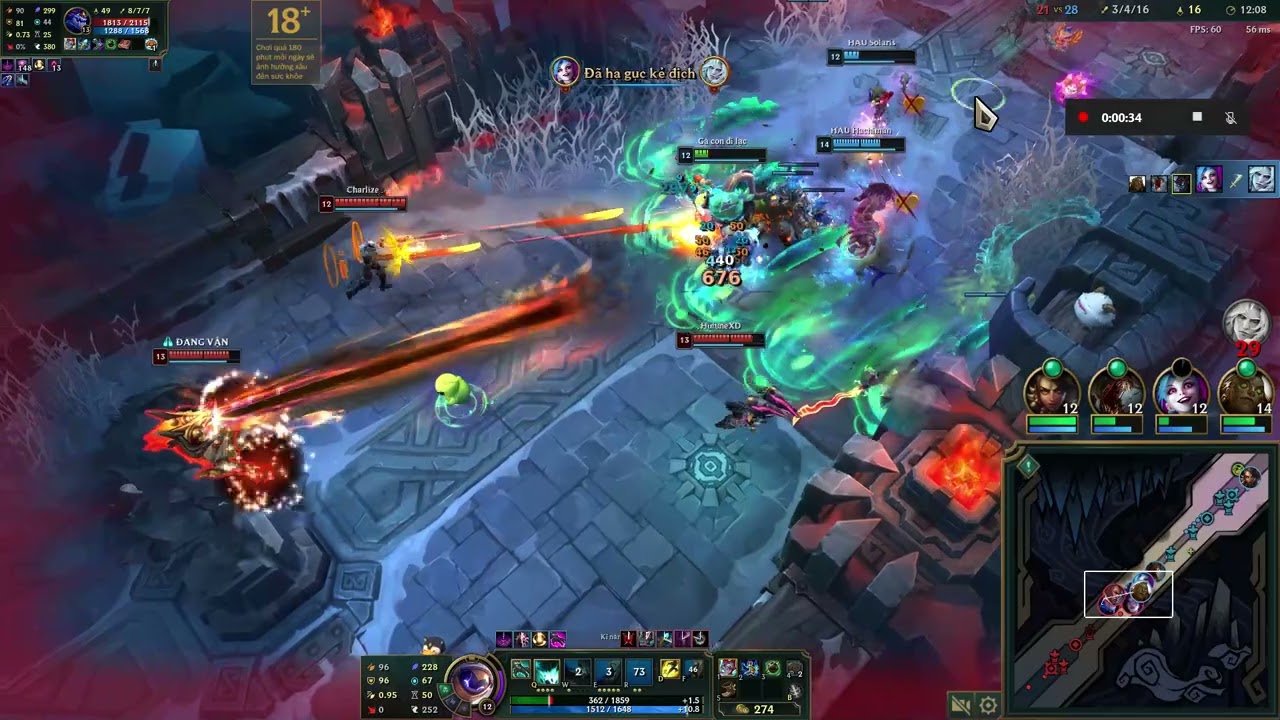 Riot's lol vietnamese server these days be like: