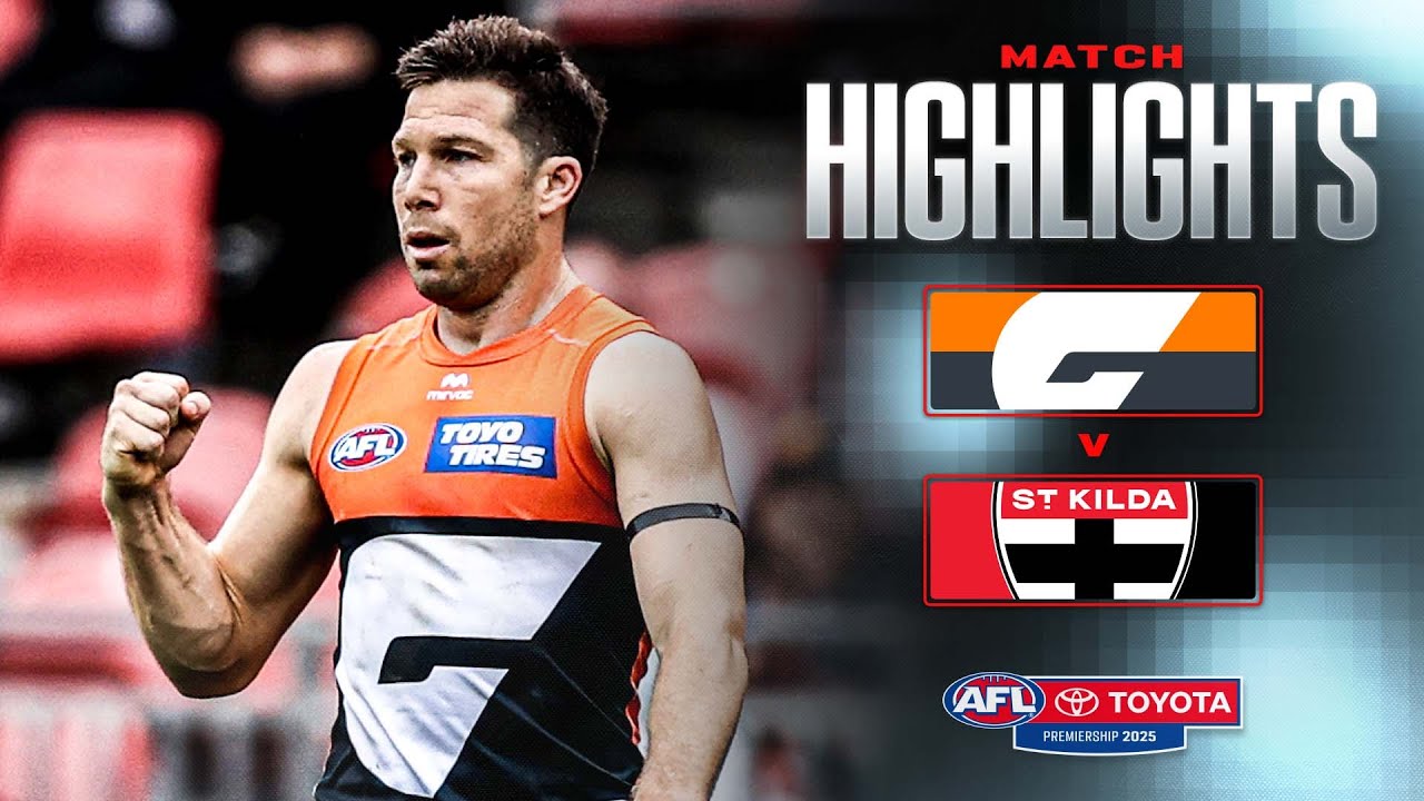 GWS Giants v St Kilda Highlights | Round 24, 2025 | AFL