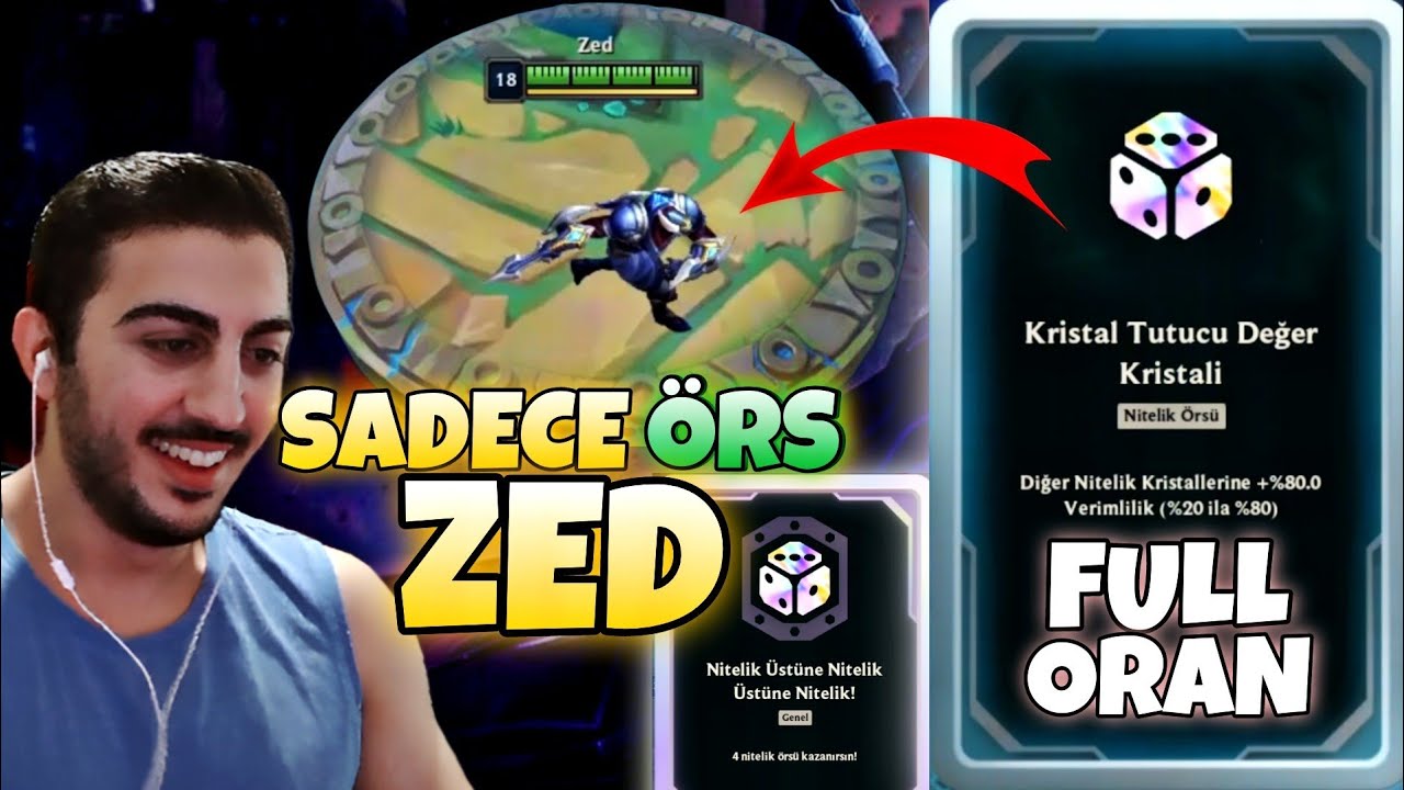 FULL ORAN MİSTİK ÖRS ZED (SADECE ÖRS) - LOL ARENA MODU