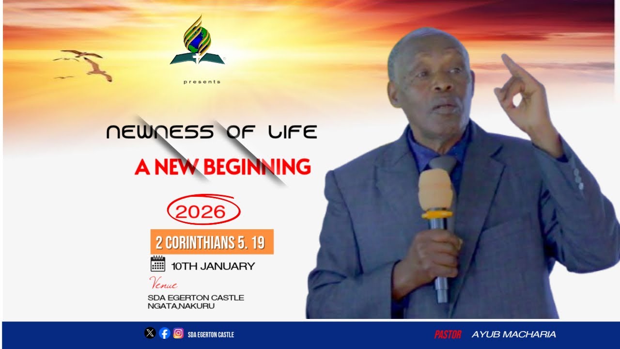 LIVE: \\ CHURCH SERVICE “Newness of Life, a new beginning 2026”  \ PASTOR AYUB MACHARIA