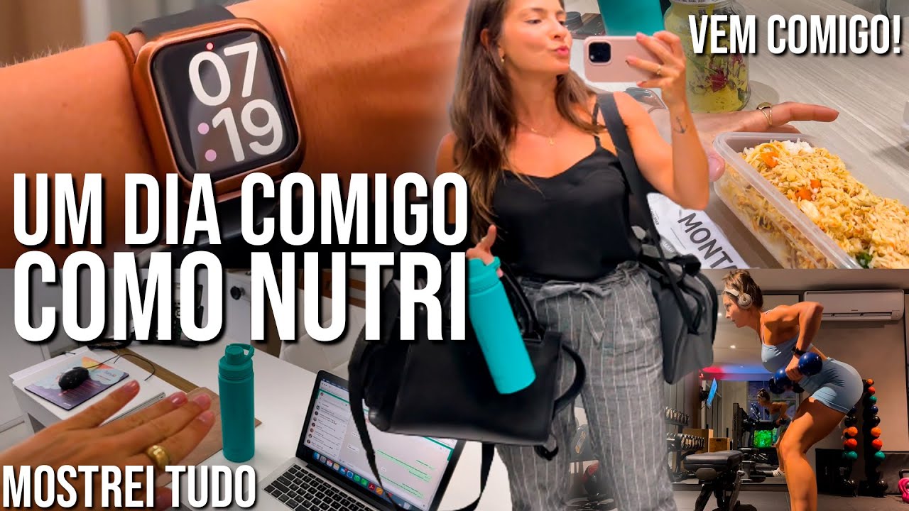 UM DIA COMIGO COMO NUTRICIONISTA | VLOG | MINHA ROTINA | TREINO